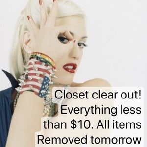 Sale sale sale! All items will be donated tomorrow